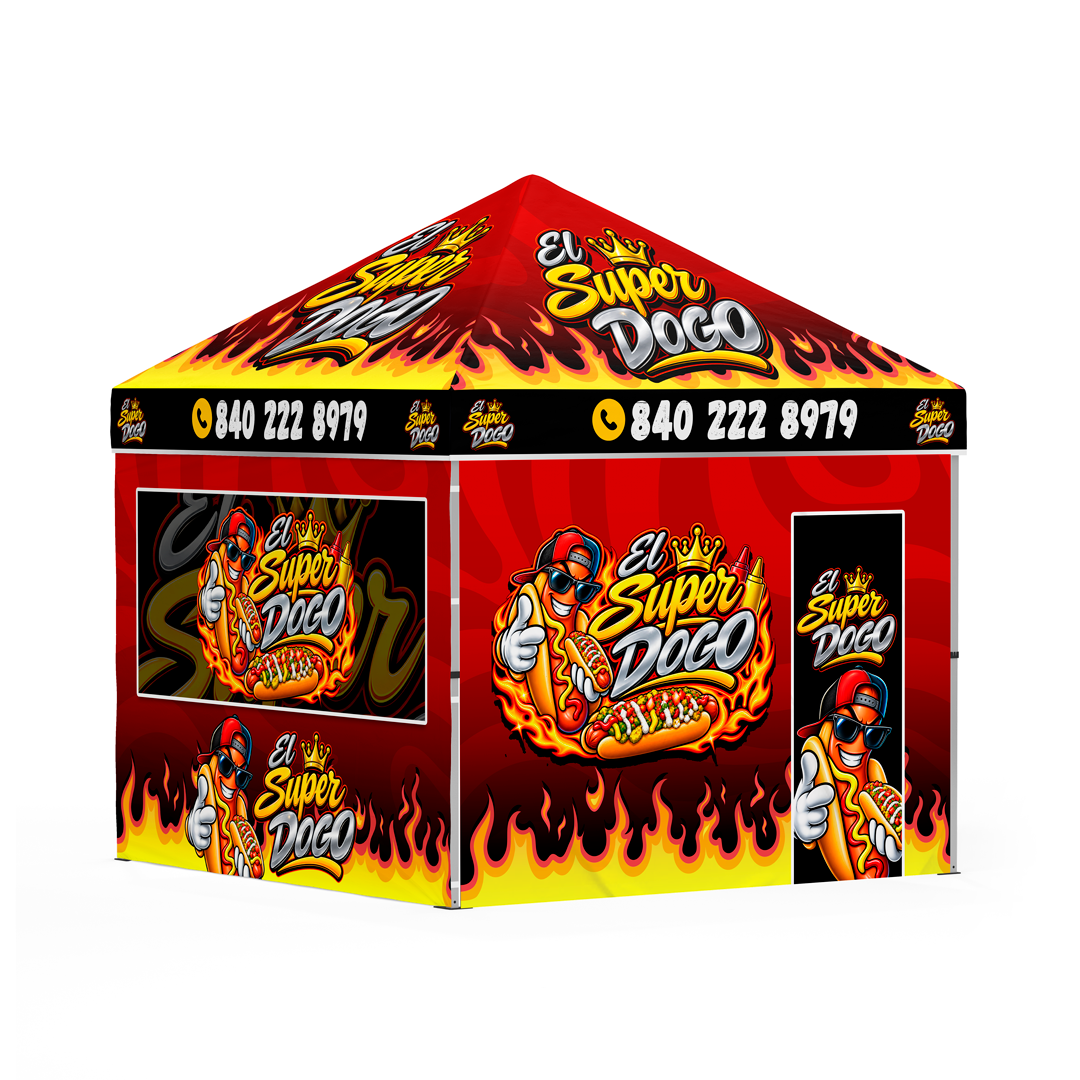 10ft x10ft Carpa Heavy duty Para Alimentos