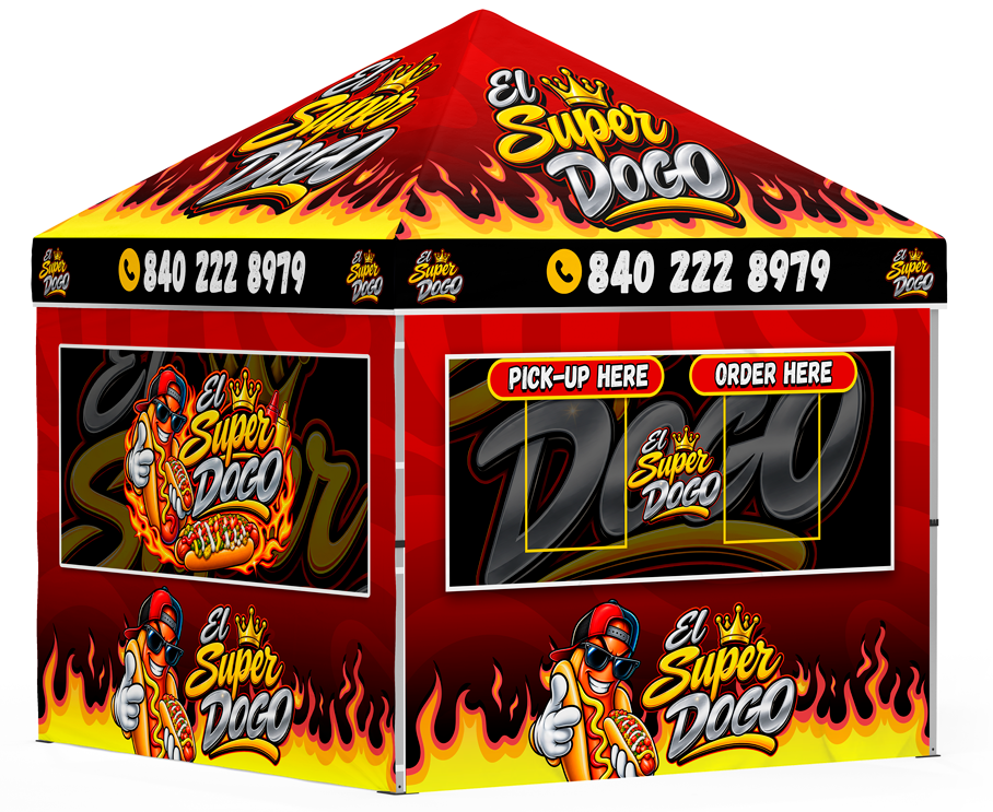 10ft x10ft Carpa Heavy duty Para Alimentos